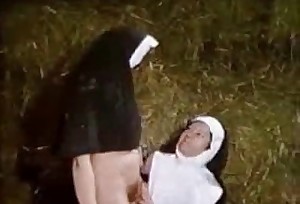 Nuns are having some filthy bestial fun at the barn