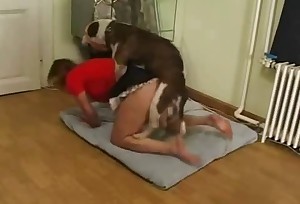 Rapid and intense fucking with a really nice doggie